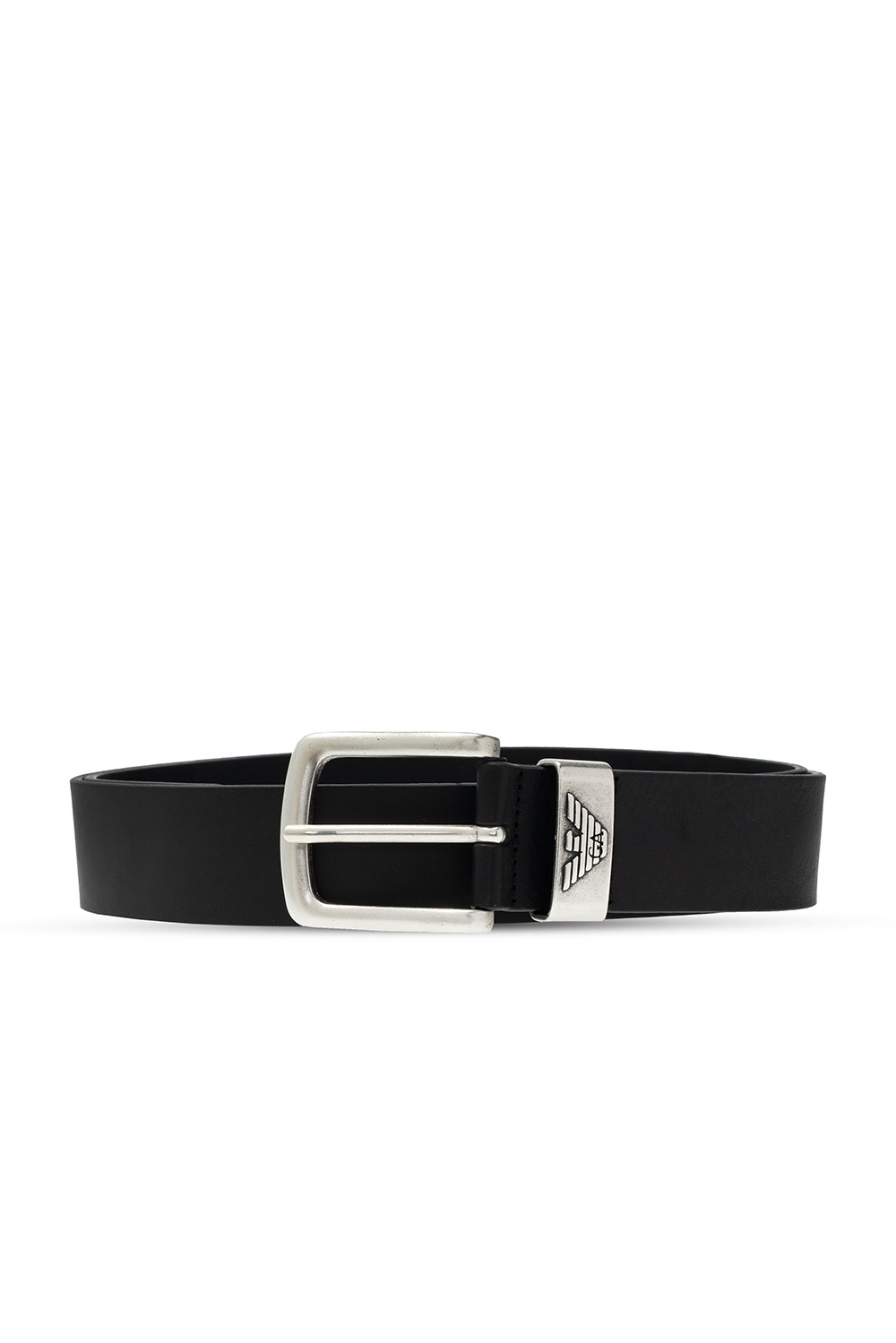 Emporio Armani Leather belt | Men's Accessories | Vitkac